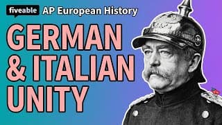 AP Euro - Unit 7: German & Italian Unification