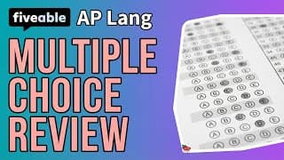 AP English Language - Multiple Choice Strategies & Review