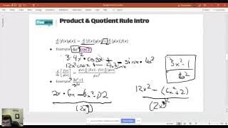 AP Calculus - Derivative Rules Practice