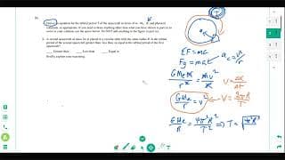 AP Physics 1 - 2018 FRQ Review: Circular Motion & Gravity