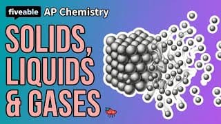 AP Chemistry - Unit 3: Solids, Liquids & Gases