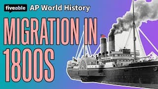 AP World History - Migration in the 1800s: Causes & Effects
