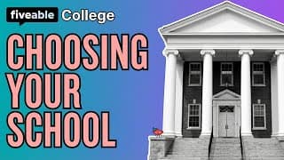 College Prep - Choosing Your School: Visits & Fit