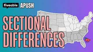 APUSH - Sectional Differences & Road to Civil War