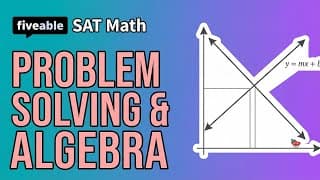 SAT Math CRAM – Linear Equations, Systems & Word Problems