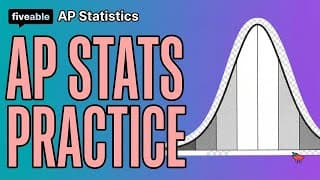 AP Statistics - Units 1-5 Practice & Q&A