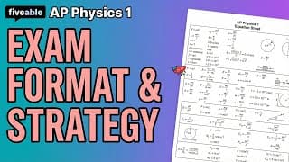 AP Physics 1 - Exam Format & Strategy Guide