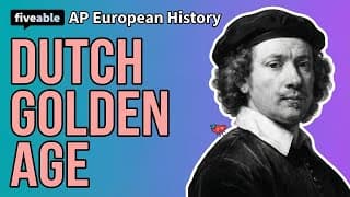 AP European History - Dutch Golden Age & Republic