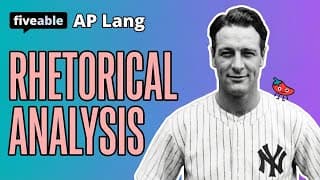 AP English Language - Rhetorical Analysis FRQ Strategies