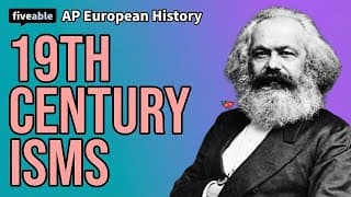 AP Euro - 19th Century Ideologies: Liberalism to Marxism
