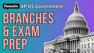 AP US Government - Q&A: Branches & Exam Strategies