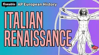 AP European History - Italian Renaissance & Humanism