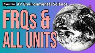 AP Environmental Science CRAM – FRQs & All Units