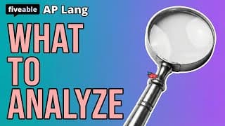 AP English Language - Rhetorical Analysis Techniques