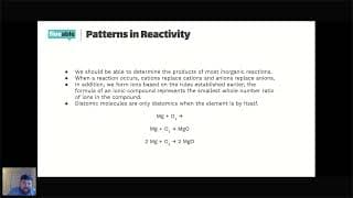 AP Chem CRAM – Unit 4: Chemical Reactions