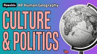 AP Human Geography CRAM – Culture, Religion & Politics