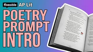 AP English Literature - Poetry Essay: Annotation & Analysis