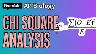AP Biology - Chi-Square Analysis & Practice Problems
