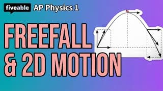 AP Physics 1 - Freefall & 2D Motion