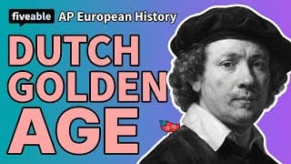 AP European History - Dutch Golden Age & Economic Power