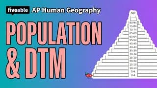 AP Human Geography CRAM – Population & Demographics