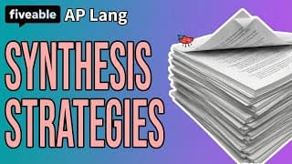 AP English Language - Synthesis Essay: Conclusions