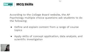 AP Psychology - How to Approach MCQs