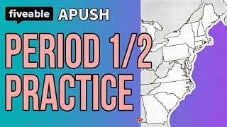 APUSH - Periods 1-2 Multiple Choice Practice