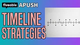 AP History - Timeline Study Methods & Strategies