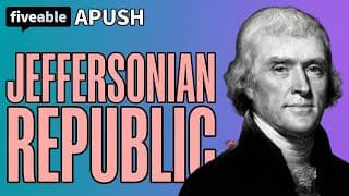 APUSH - Jeffersonian Republic & Period 4 Review