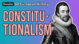 AP European History - Constitutionalism