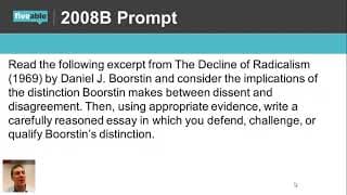AP Lang - Argumentation: Evidence & Body Paragraphs