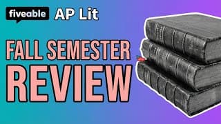 AP Lit 🔥 - Fall Semester Review