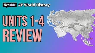 AP World History CRAM – Units 1-4 Review