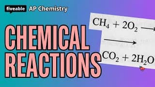 AP Chemistry - Chemical Reactions & Balancing Equations