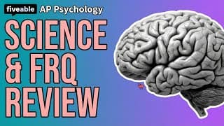 AP Psychology - Unit 1 Review: Research Methods & FRQs