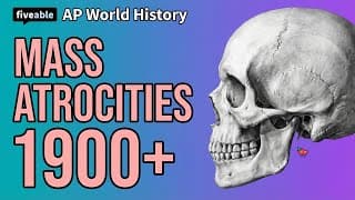 AP World History - Mass Atrocities after 1900