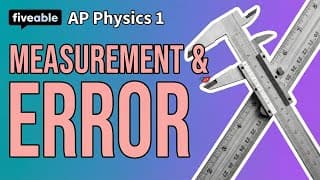 AP Physics - Measurement & Error Analysis