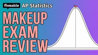 AP Statistics CRAM – Makeup Exam Review