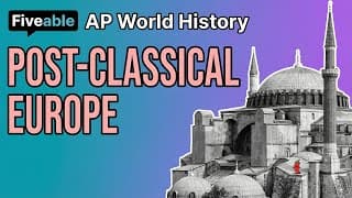 AP World - Post-Classical Europe Review