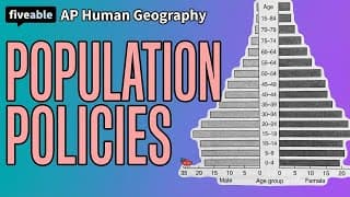 AP Human Geography - Unit 2: Population Policies