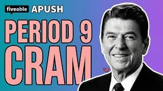 APUSH CRAM – Period 9: Reagan, Cold War & Globalization