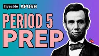 APUSH - Period 5: Civil War & Reconstruction