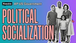 AP US Government - Political Socialization & Ideology