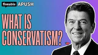 APUSH - Unit 9: Conservatism & Reagan's Political Impact