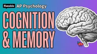 AP Psychology CRAM – Memory & Cognition