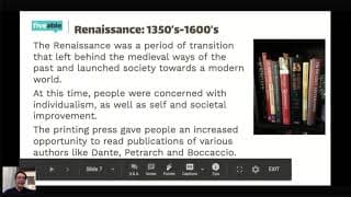 AP European History - Literature: Renaissance to Realism