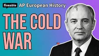 AP Euro - Unit 9 Review: Cold War & Soviet Collapse