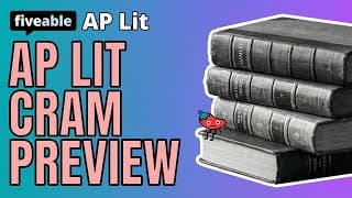 AP English Literature - Cram Session Preview