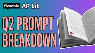 AP English Literature - Q2 Prose Analysis Prompts